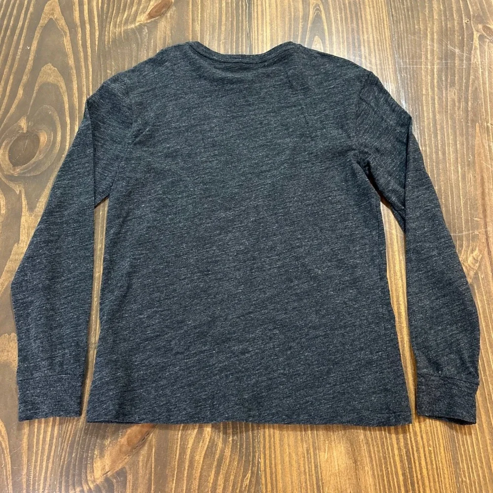 Polo Ralph Lauren Mens Custom Slim Fit Long‎ Sleeve T-Shirt Charcoal Grey Medium